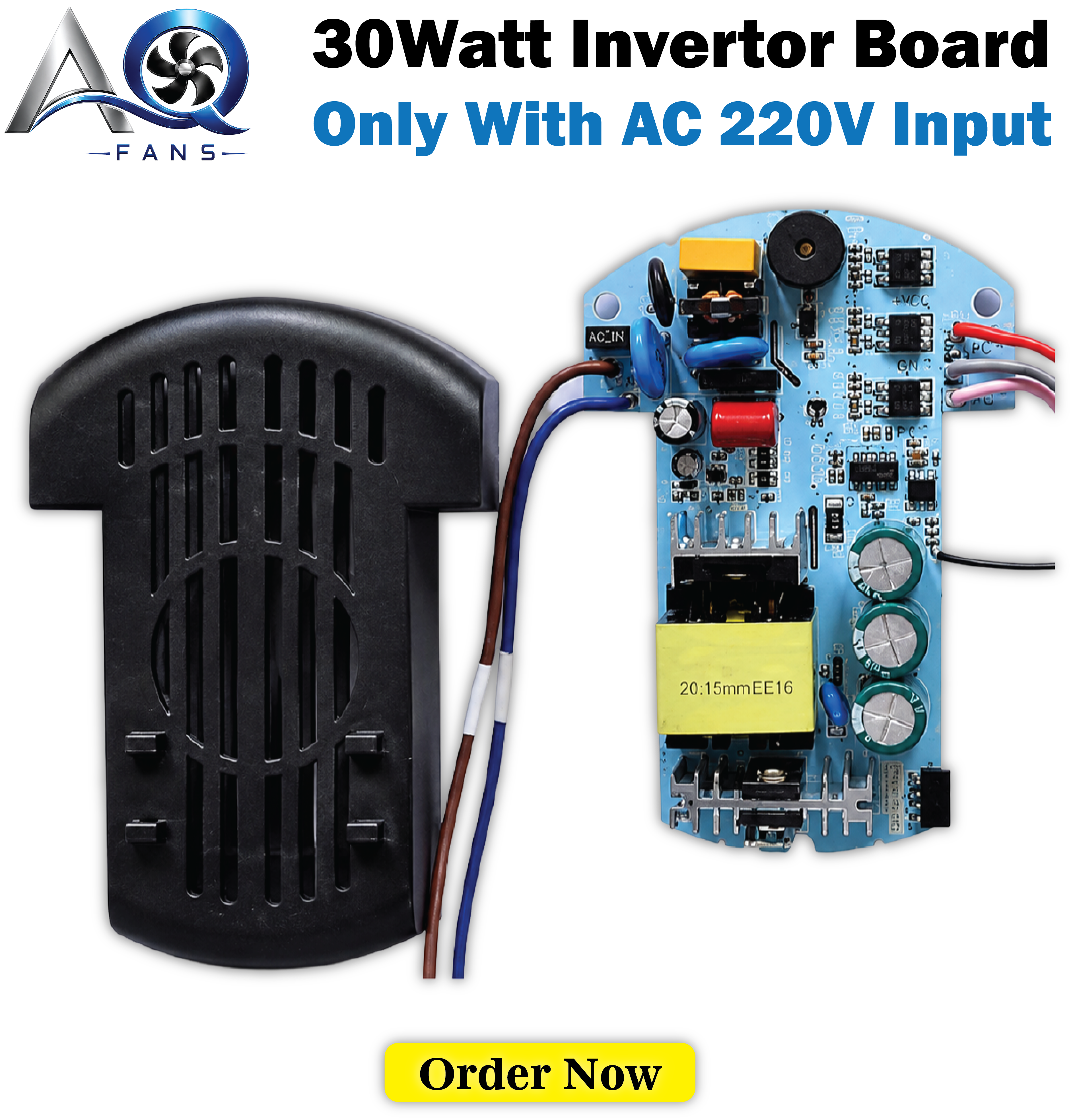30 Watt Invertor For Ceiling Fan with Remote AC 220v Input Option - Detail 1