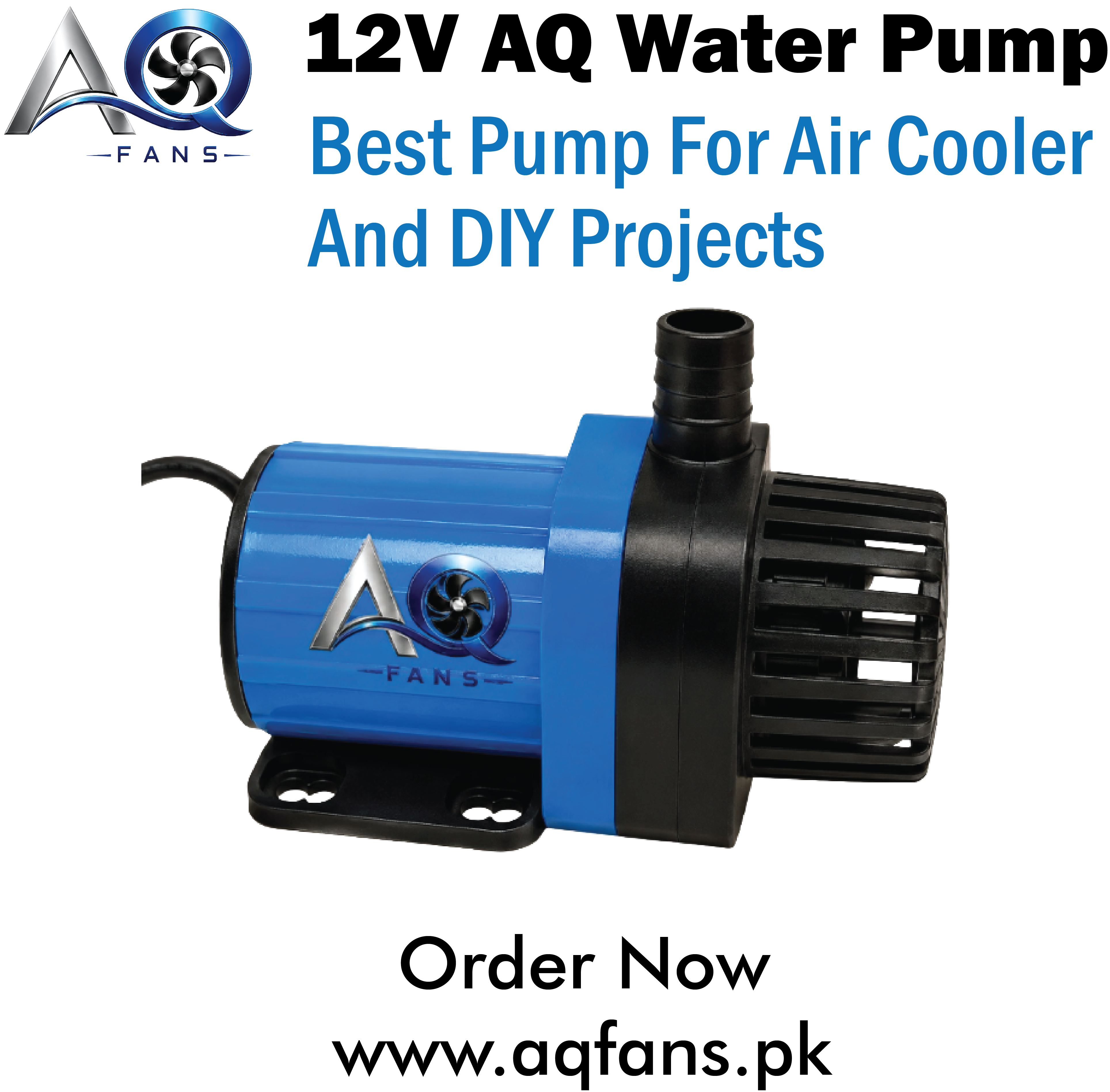 New 12V DC Water Pump For Air Cooler | High Water Flow And High Motor Speed | Energy Saving - Detail 1